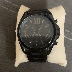Black Michael Kors unisex watch